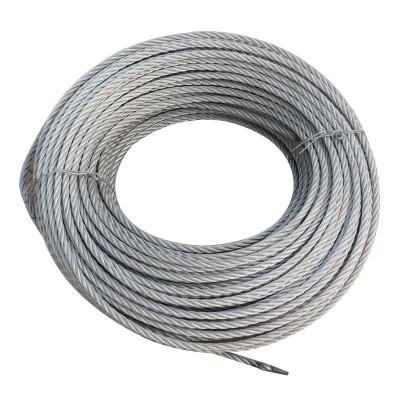 6*19 + FC Galvanized High Tensile Steel Wire Rope