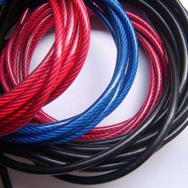 high quality 6*19 PVC coated steel wire rope